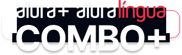 imagem combo alura língua e alura+